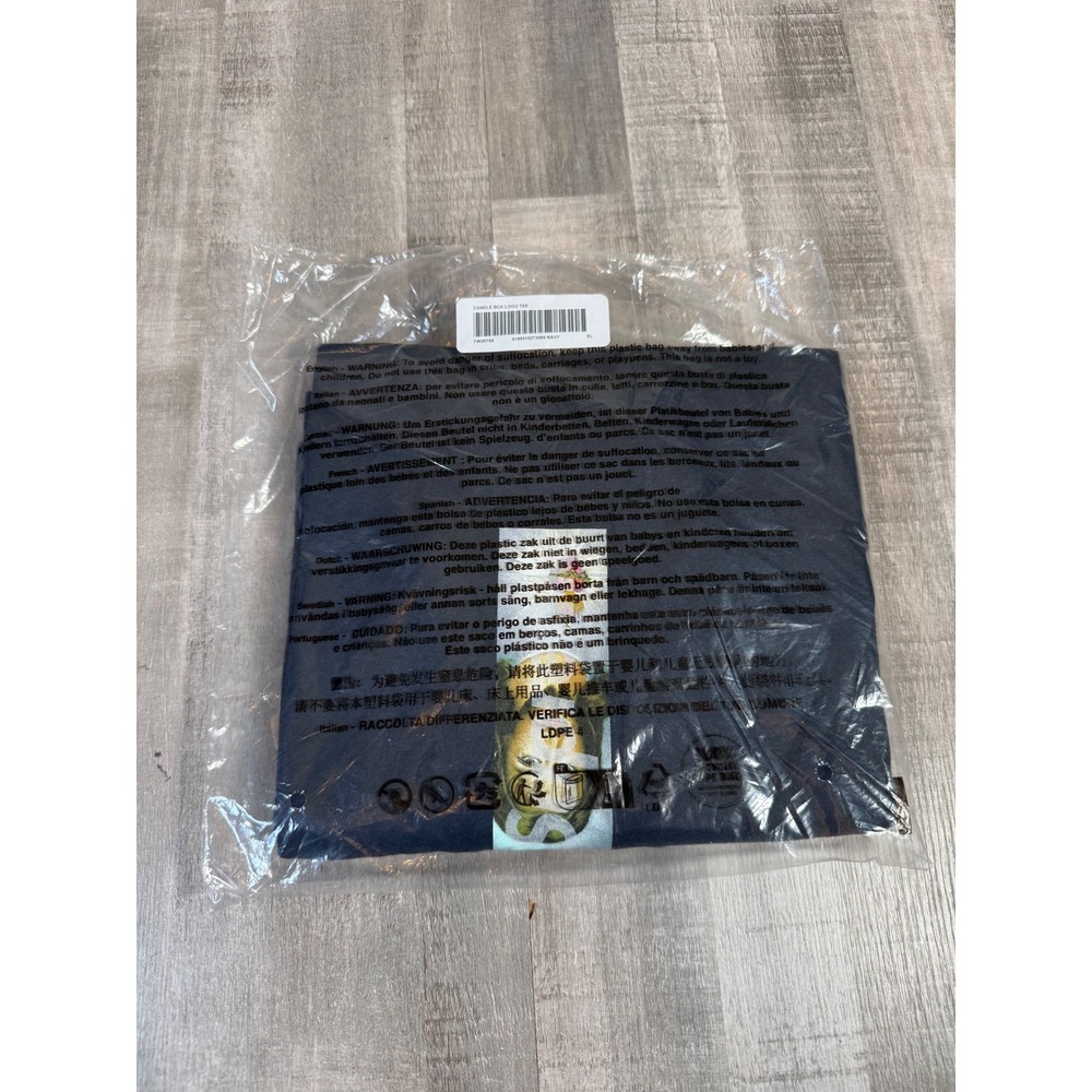 Supreme Candle Box Logo Tee Navy FW26 Graphic T-Shirt XL NEW